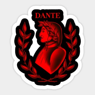 HomeSchoolTattoo Dante Alighieri Sticker